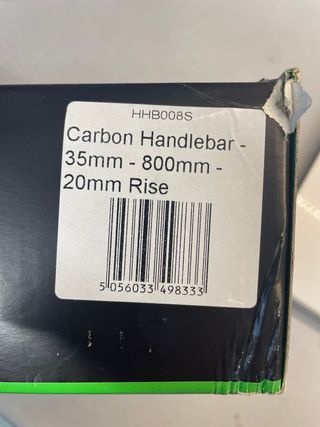 Manillar Hope Carbon 35mm Negro