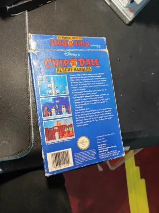 Caja Chip y Dale Rescue Rangers NES