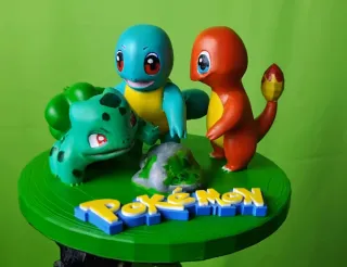 Pokemon figure Bulbasaur Squirtle Charmander 10cm