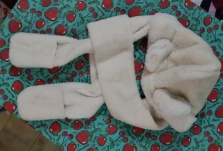 Cuffia, Sciarpa, guanti Beige