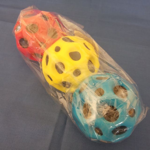 3 Palle Saltellanti Colorate 7 cm
