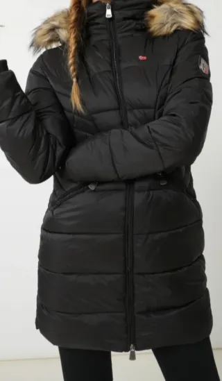 Plumífero Norway Negro Mujer