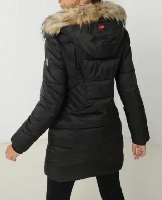 Plumífero Norway Negro Mujer