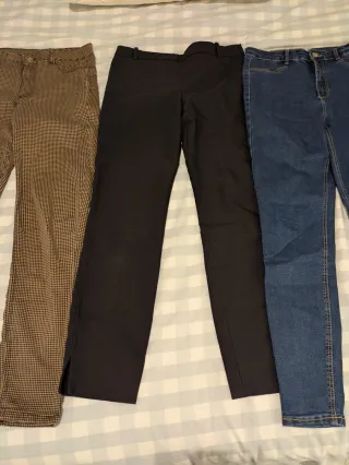 Lote 5 Pantalones Zara y Calzedonia