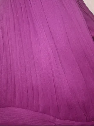 Vestido morado elegante largo