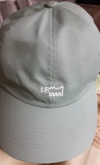 Gorra Keith Haring verde claro