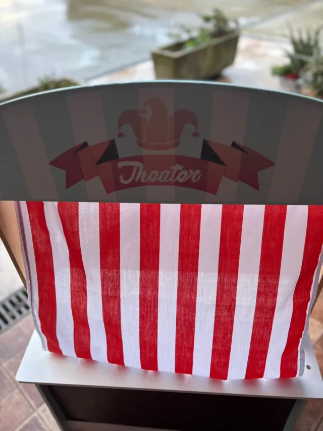 Teatro de marionetas madera y puesto tienda niños