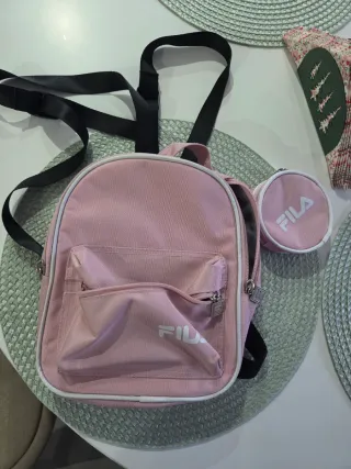 Mochila pequeña Fila rosa