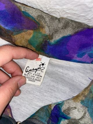 Chaqueta Vintage Psicodélica Talla XXL