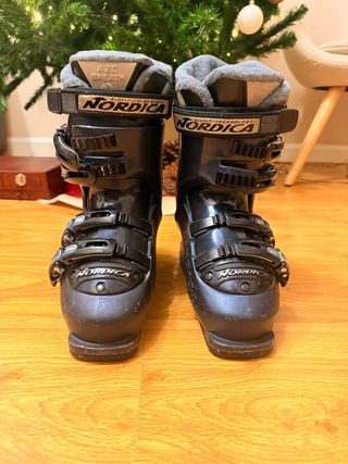 Botas de esquí Nordica niños negras/grises