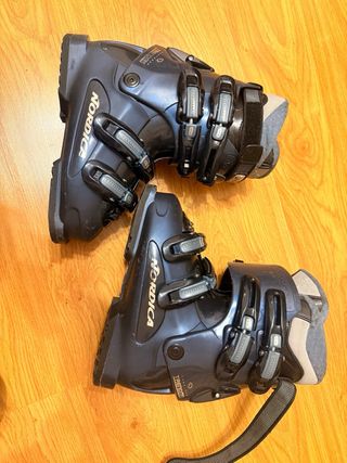 Botas de esquí Nordica niños negras/grises