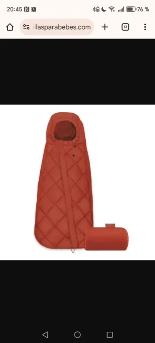 Saco invierno Cybex Snøgga Grupo 0