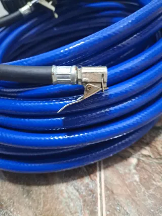 Manguera de aire con manómetro