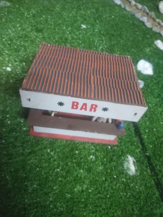 casita pequeña para maqueta de tren , scalextric