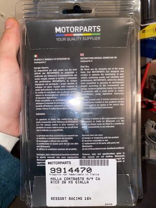 Muelle Embrague Top Performances Amarillo 26kg