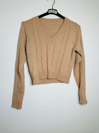 Jersey Shein crop top talla M