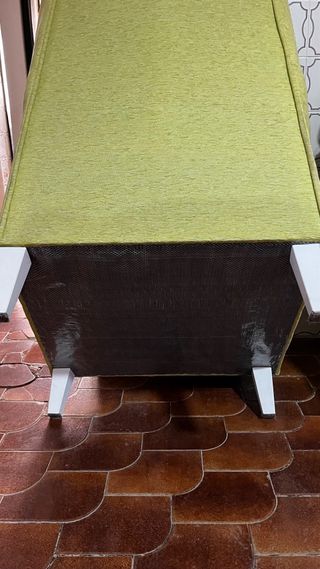 Sillón individual elegante color verde  Sofa