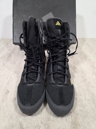 Adidas Box Hog 4 Zapatillas Unisex Negro/Oro