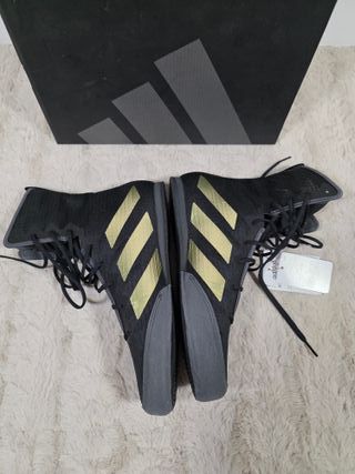 Adidas Box Hog 4 Zapatillas Unisex Negro/Oro