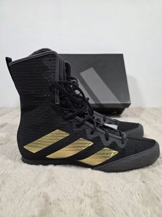 Adidas Box Hog 4 Zapatillas Unisex Negro/Oro