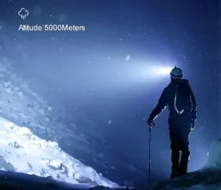 Linterna Frontal potente de 5 LED Recargable