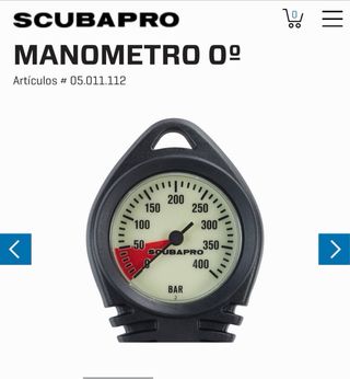 Pack Regulador Scubapro MK25 G260 + Octo + Manómet