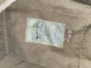 Vintage 1990 Spanish Army Field Jacket Olive Green