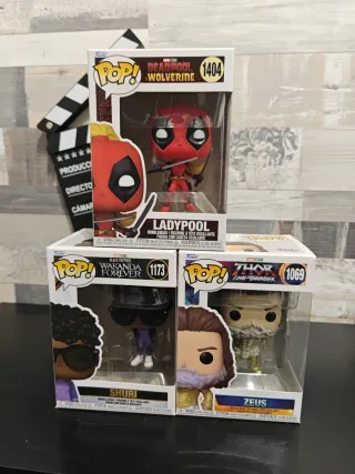 Pack 4 Figuras Funko Pop Marvel Deadpool Thor Blac