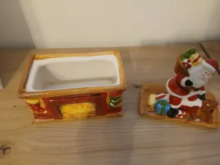 Babbo Natale ceramica decorazione natalizia