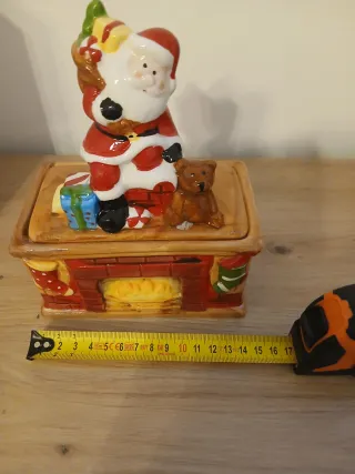 Babbo Natale ceramica decorazione natalizia