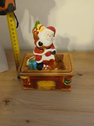 Babbo Natale ceramica decorazione natalizia