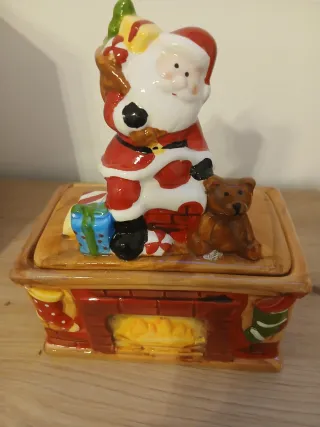 Babbo Natale ceramica decorazione natalizia
