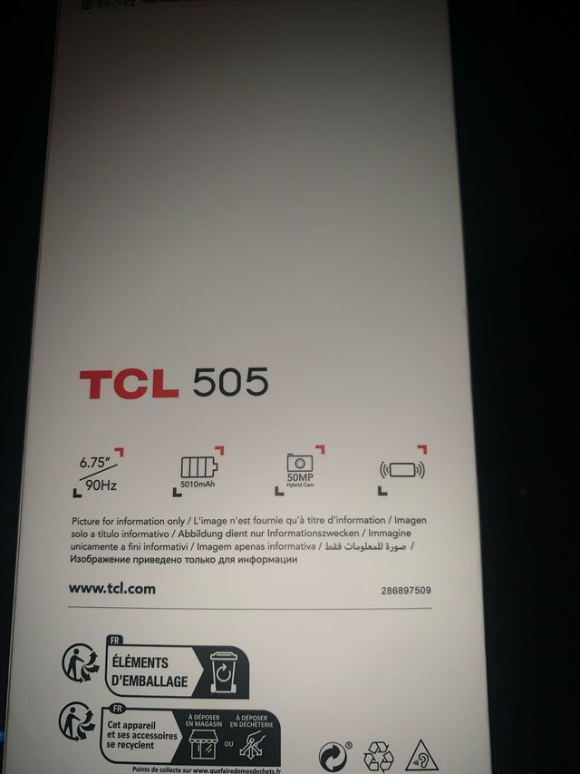 TCL 505 128GB Nero NUOVO