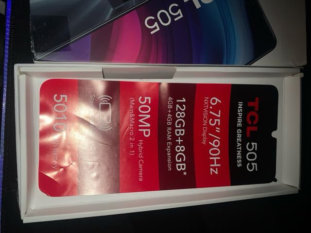 TCL 505 128GB Nero NUOVO