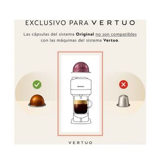 Cafetera Nespresso Vertuo Pop Negra
