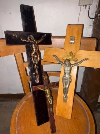 Pack 3 Crucifijos Cristianos