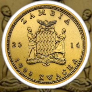 ZAMBIA 12 MONEDAS BAÑADAS EN ORO + ESTUCHE