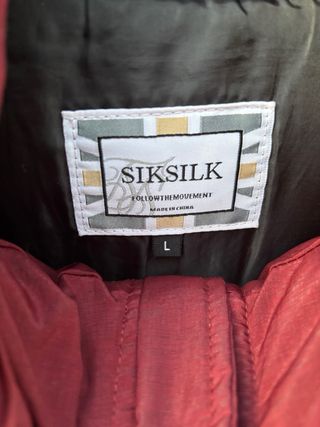 Chaquetón SikSilk Granate con Gorro de Pelo