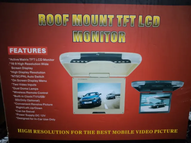 Monitor TFT LCD Techo Coche Beige
