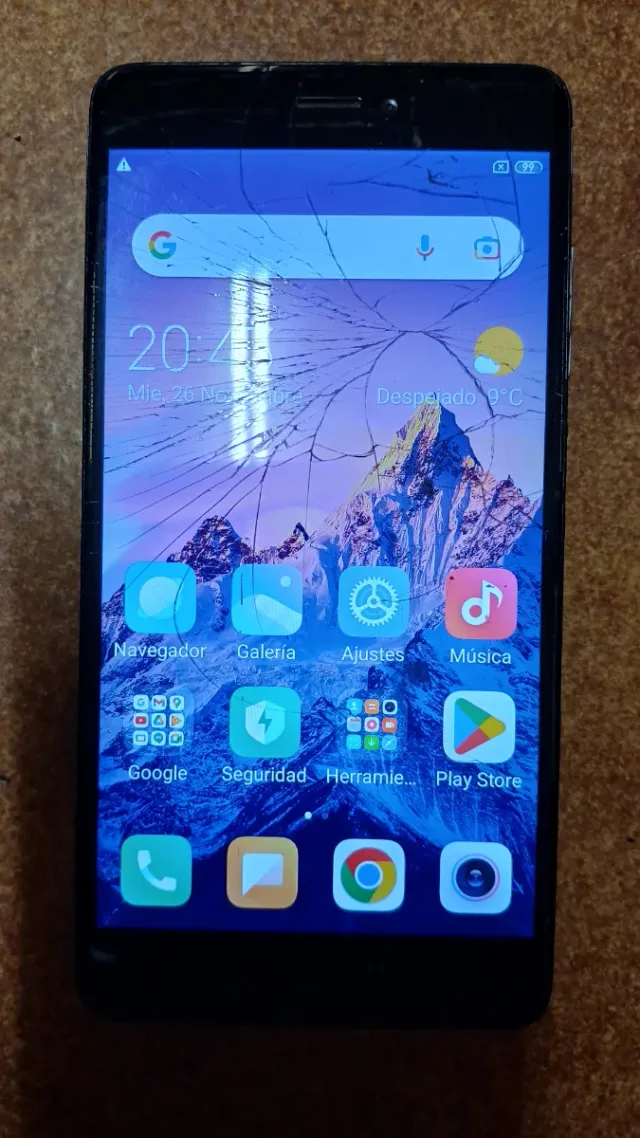 Teléfono Móvil Negro