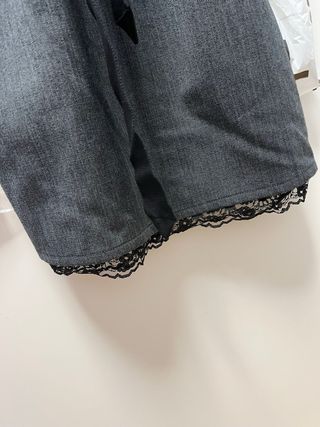 Vestido Fornarina gris con lazo