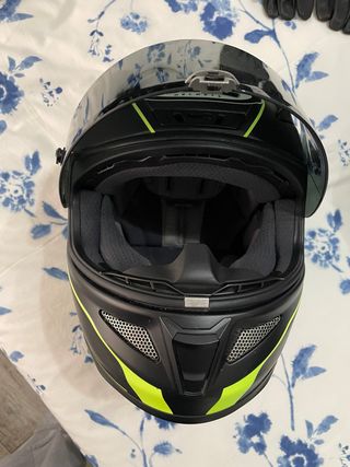 Casco HJC Talla S Negro/Amarillo