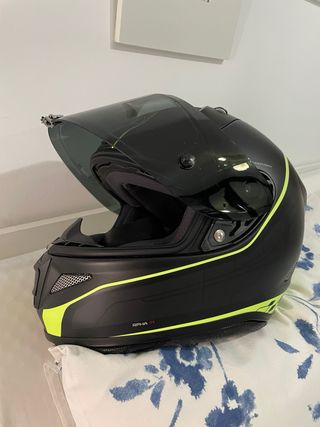Casco HJC Talla S Negro/Amarillo
