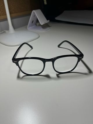 Gafas Negras Vintage TikTok Decorativas