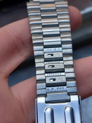 Bracciale acciaio 18mm Raro 1970