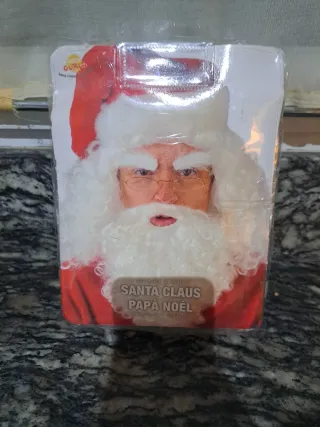 Peluca y Barba Papa Noel Adulto