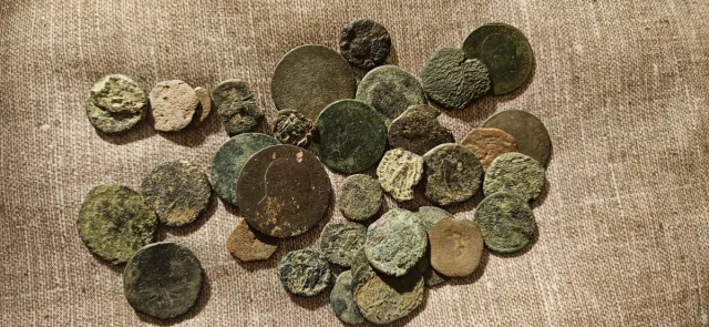 Lote de monedas antiguas