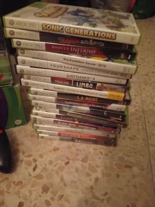 Xbox 360 Elite Lote Consola Kinect Juegos y más