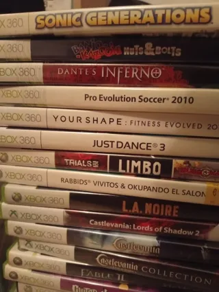 Xbox 360 Elite Lote Consola Kinect Juegos y más