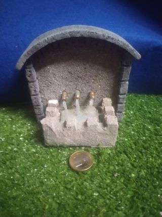 Fuente maqueta pequeña para tren, belen,scalextric